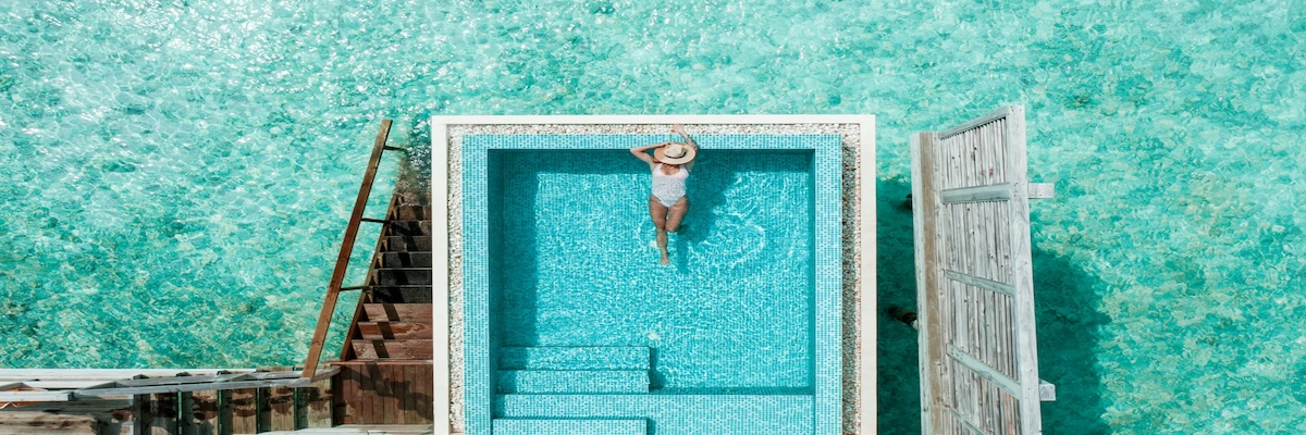 Maldivas water villa